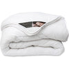 Dix cate dix cate luxe de luxe 4 saisons 240x200 cm avec boutons de presse blanc