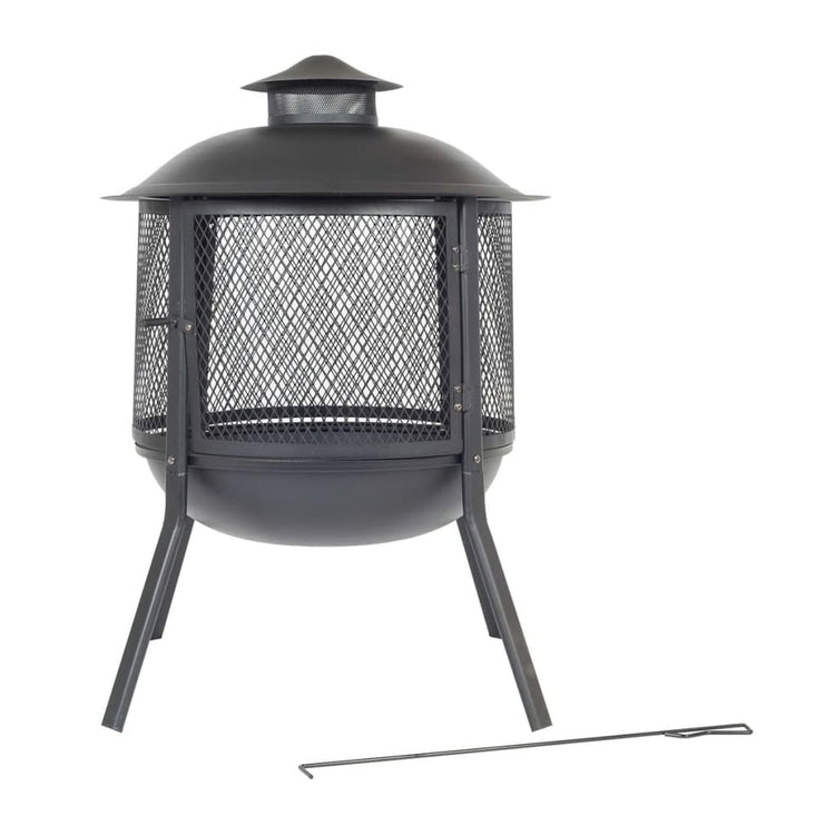 Redfire Redfire Vuurkorf Kansas autour de Black Steel 85019