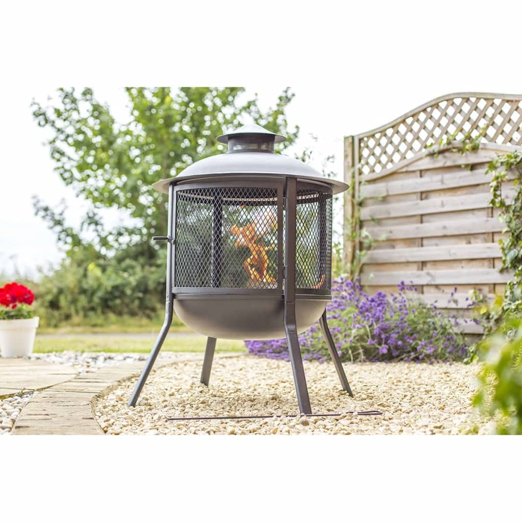 Redfire Redfire Vuurkorf Kansas autour de Black Steel 85019