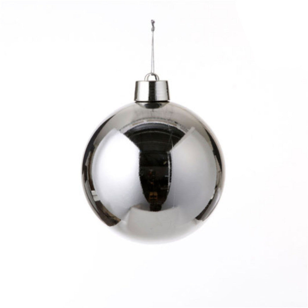 Maison des saisons House of Seasons Ball de Noël Silver Plastic D20 cm