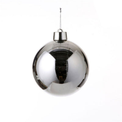 Maison des saisons House of Seasons Ball de Noël Silver Plastic D20 cm