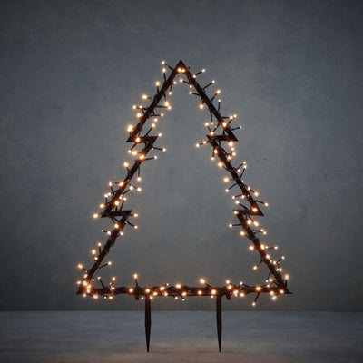 Autres marques Luca Lighting Garden Decoration Tree LED 175 LEDS 53X1X75 cm Blanc chaud noir