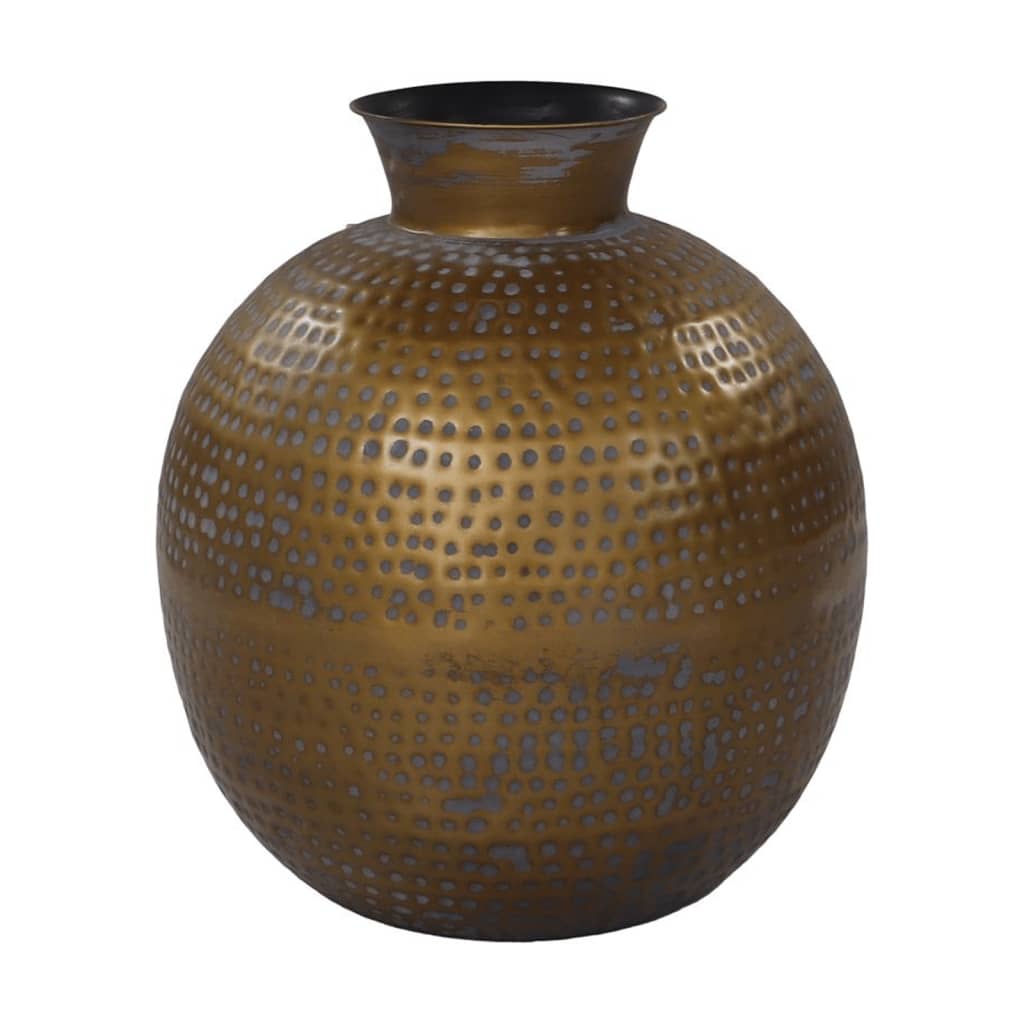 Collection HSM HSM Collection Vase Padua Groot 40x45 CM Gold and Gray