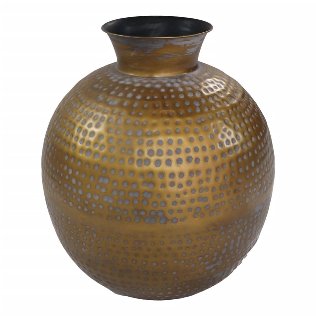 Collection HSM HSM Collection Vase Padua Groot 40x45 CM Gold and Gray