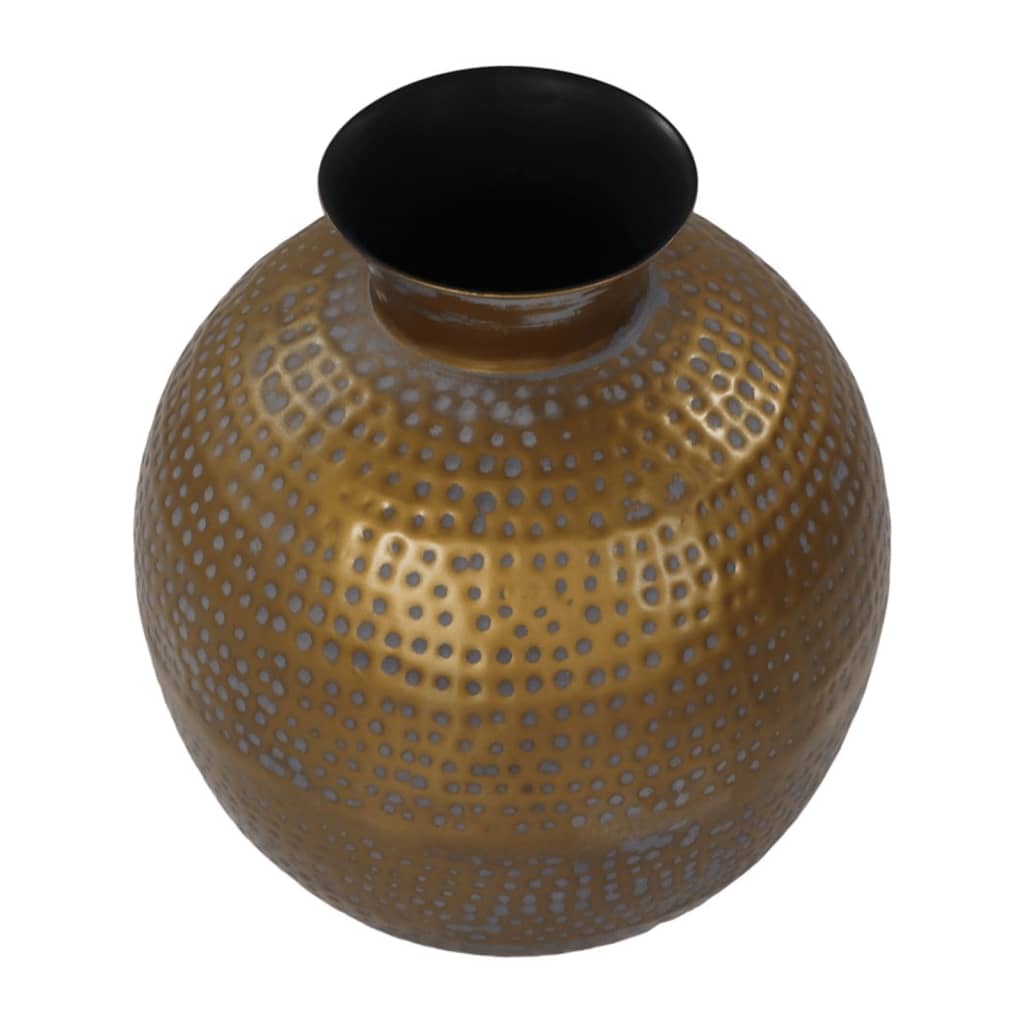 Collection HSM HSM Collection Vase Padua Groot 40x45 CM Gold and Gray