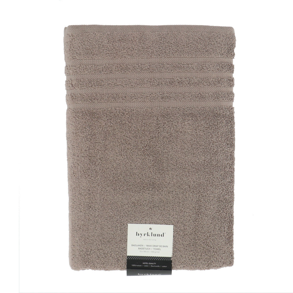 Serviette de bain de base Byrklund 70x140 cm taupe