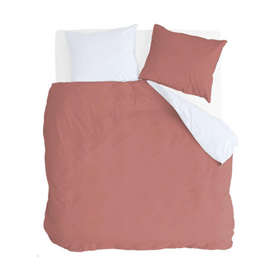 Housse de couette Byrklund Side Way - 200x220 - 100% coton - blanc terra