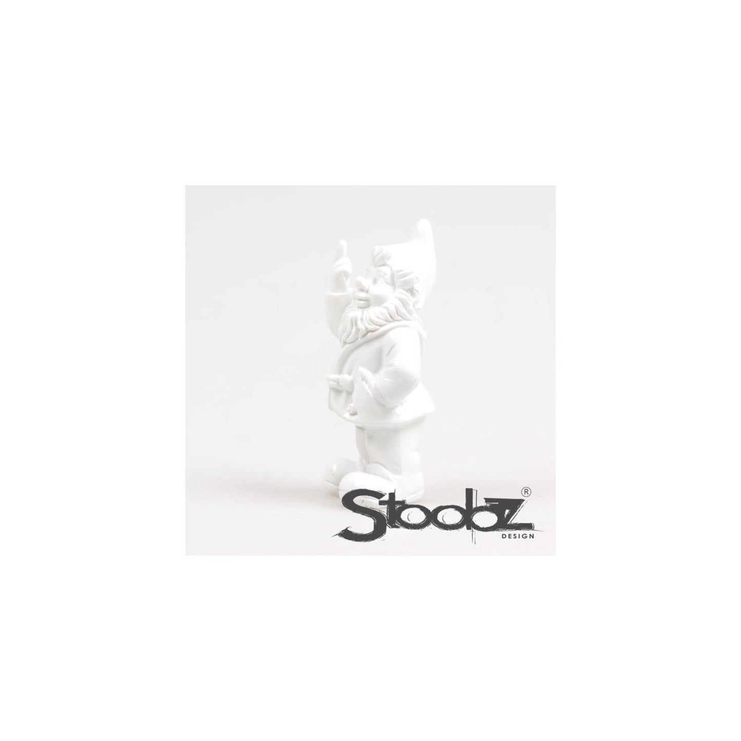 Stoobz gnome va te faire foutre blanc 10cm