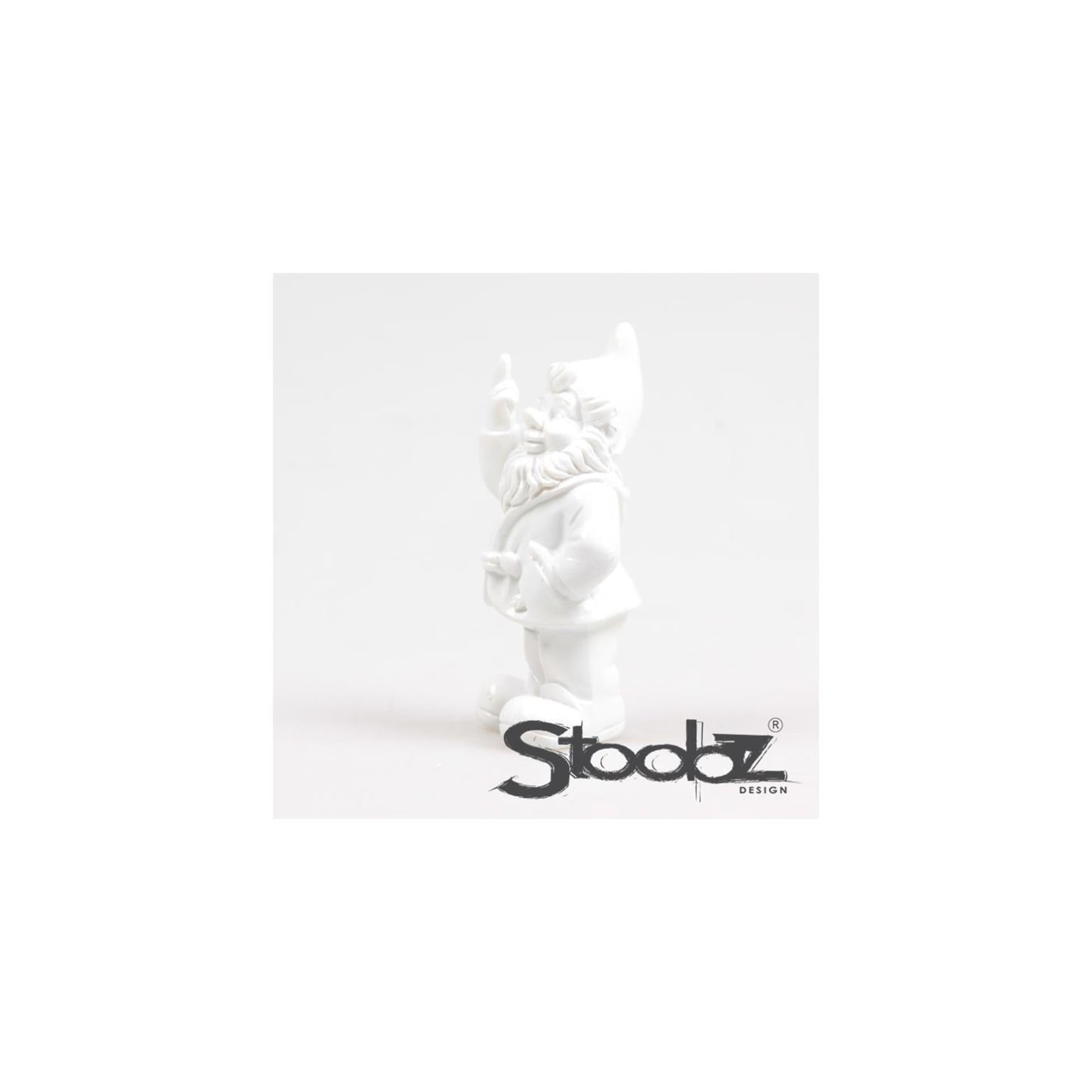 Stoobz gnome va te faire foutre blanc 10cm