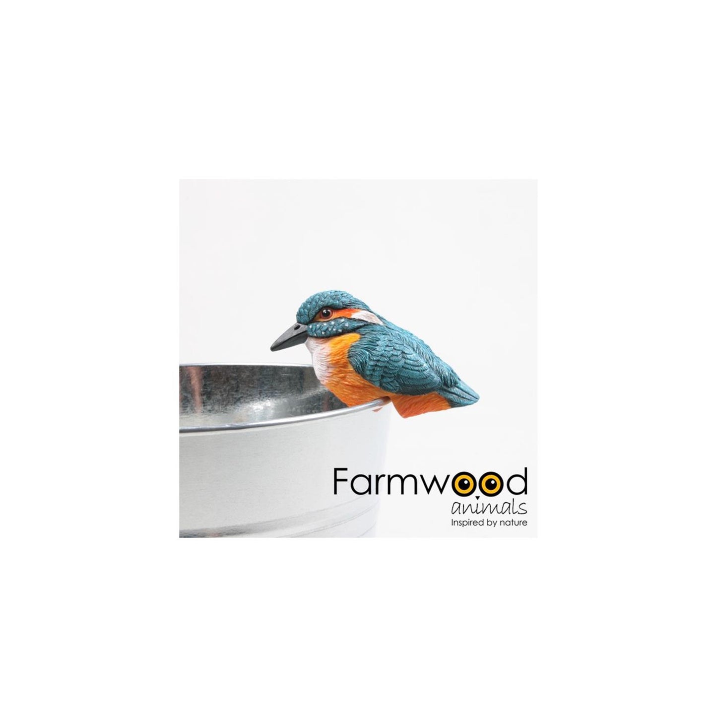 Animaux de ferme pot cintre oiseau martin-pêcheur