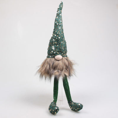 Décorations inspirées des saisons Gnome avec jambes pendantes 12x10x42cm