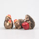 Animaux de la ferme hérisson avec champignon 6cm