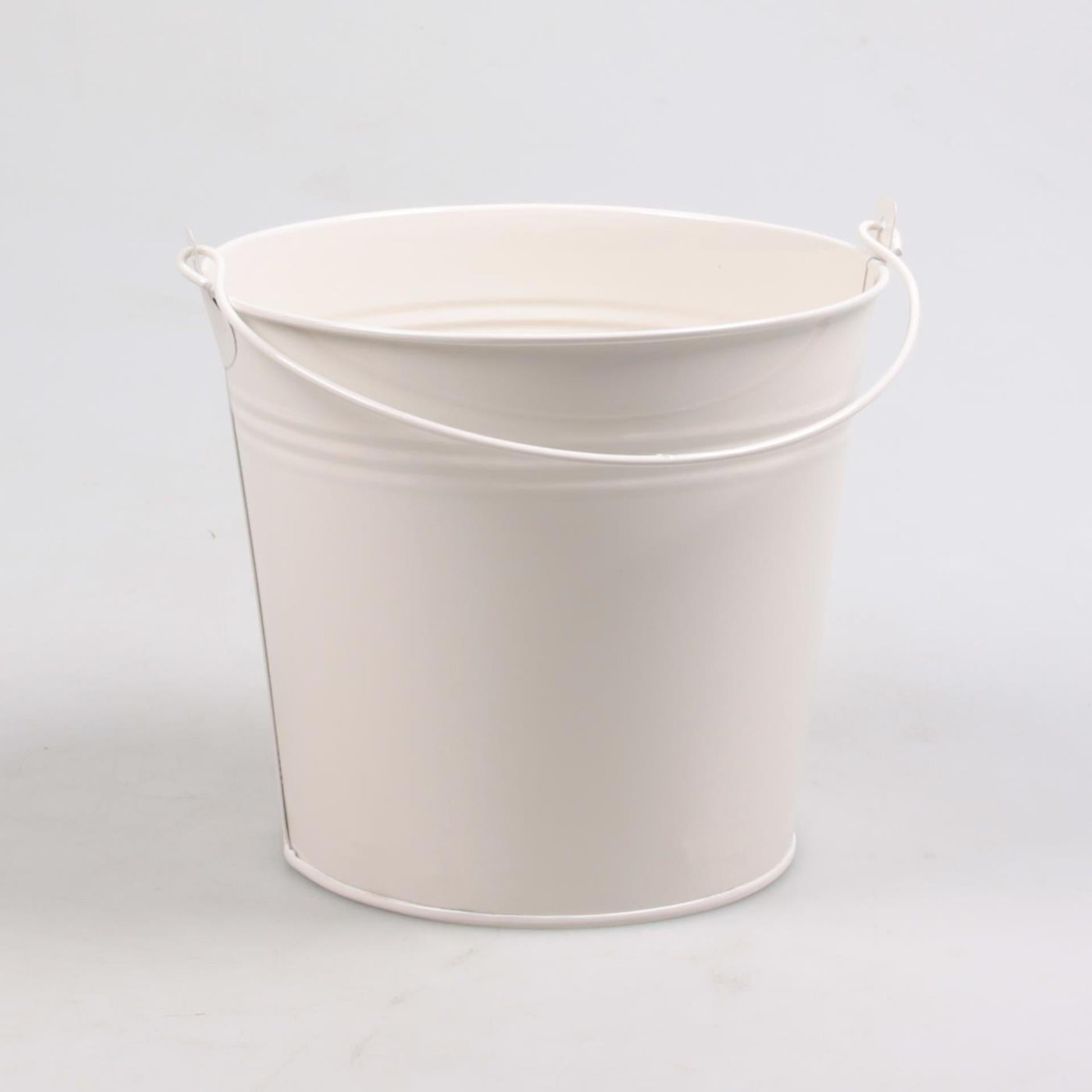 Seau crème animaux des bois de ferme 2,25l 18xh14cm