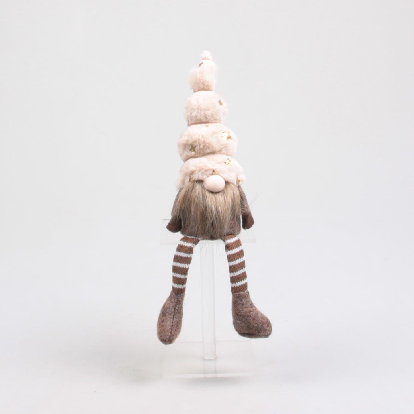 Décorations inspirées de la saison Gnome Toby avec jambes pendantes 7x7x33cm