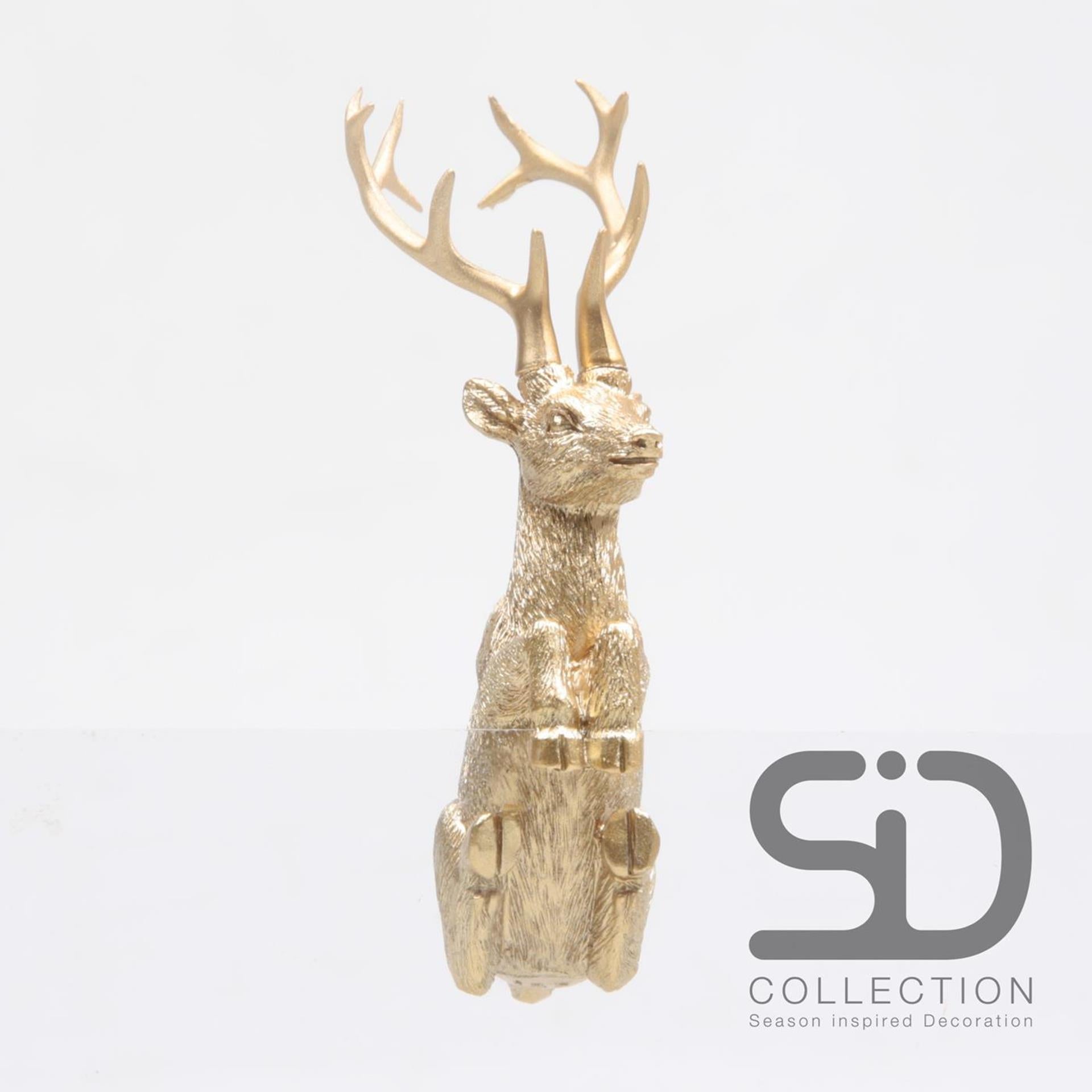 Cintre de pot de décoration inspiré de la saison cerf doré 7cm