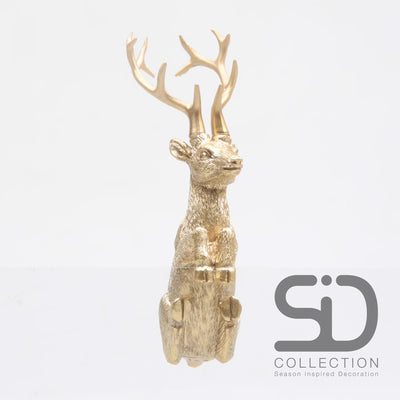 Cintre de pot de décoration inspiré de la saison cerf doré 7cm