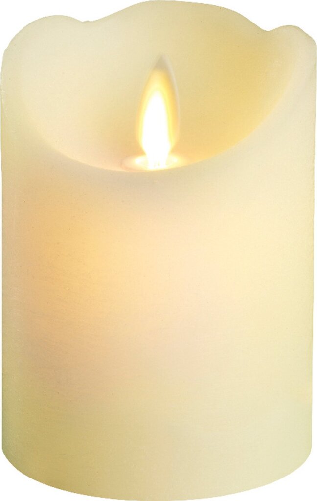 Lumineo Lumimineo a conduit une flamme de danse de bougie 10 cm crème