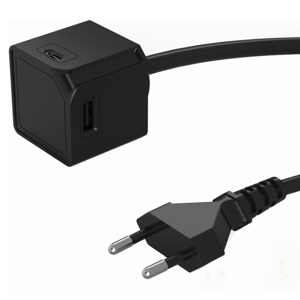 PowerCube Powercube USBCube étendu USB A et C Black