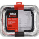 Boîte à grillades en aluminium BBQ 32x26x6 cm 2 pièces