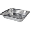 Boîte à grillades en aluminium BBQ 32x26x6 cm 2 pièces