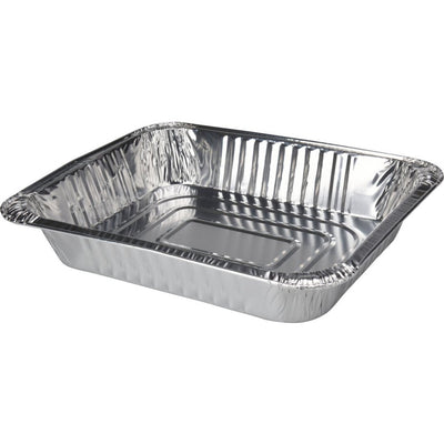 Boîte à grillades en aluminium BBQ 32x26x6 cm 2 pièces