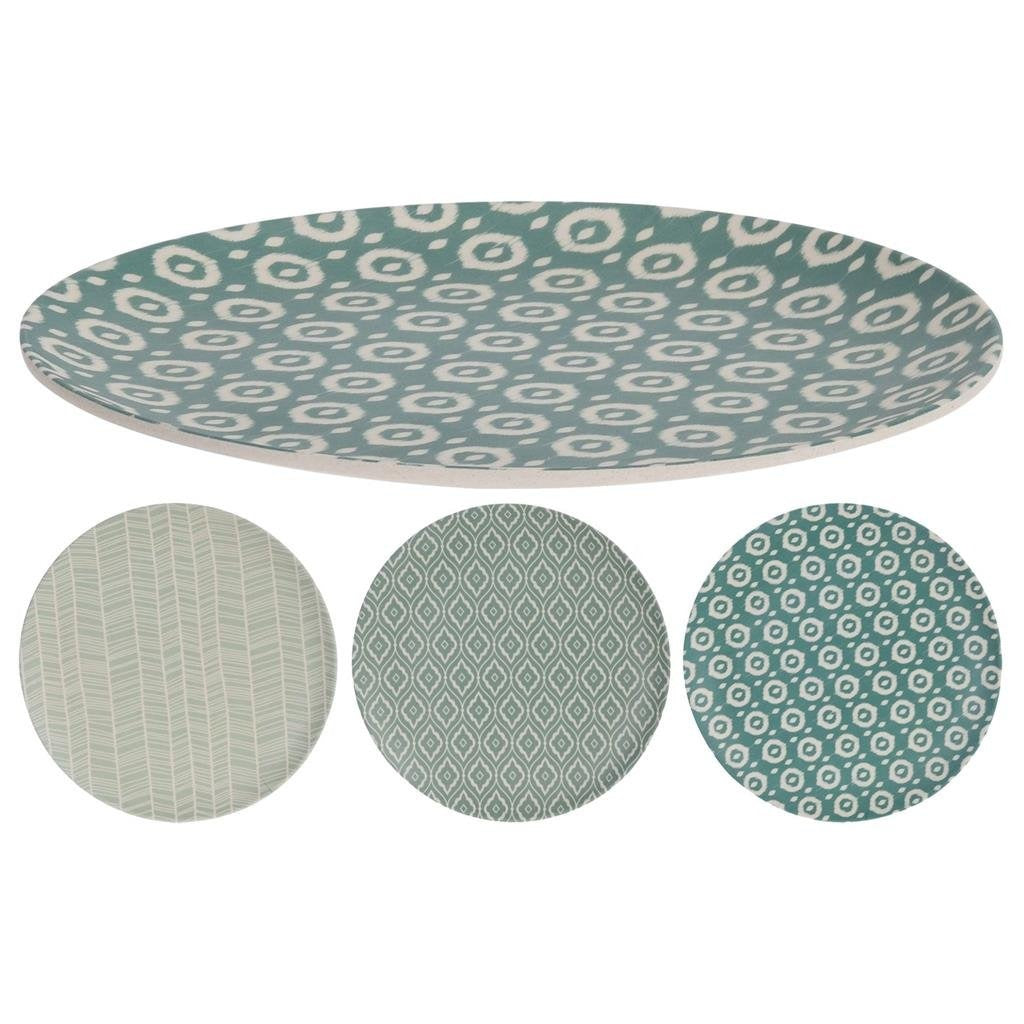 Plaque de bambou de base 20 cm vert