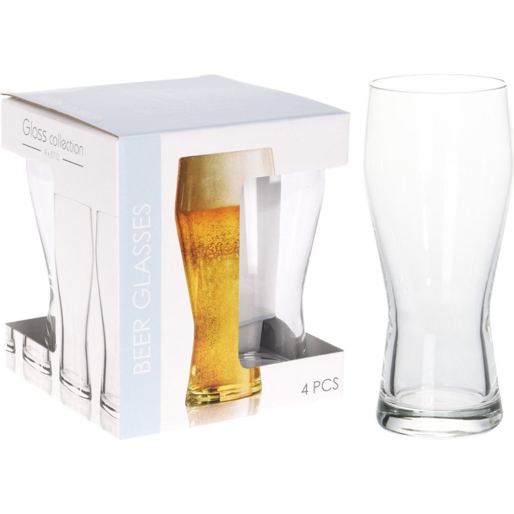 Verre de bière divers 400 ml 4 pièces