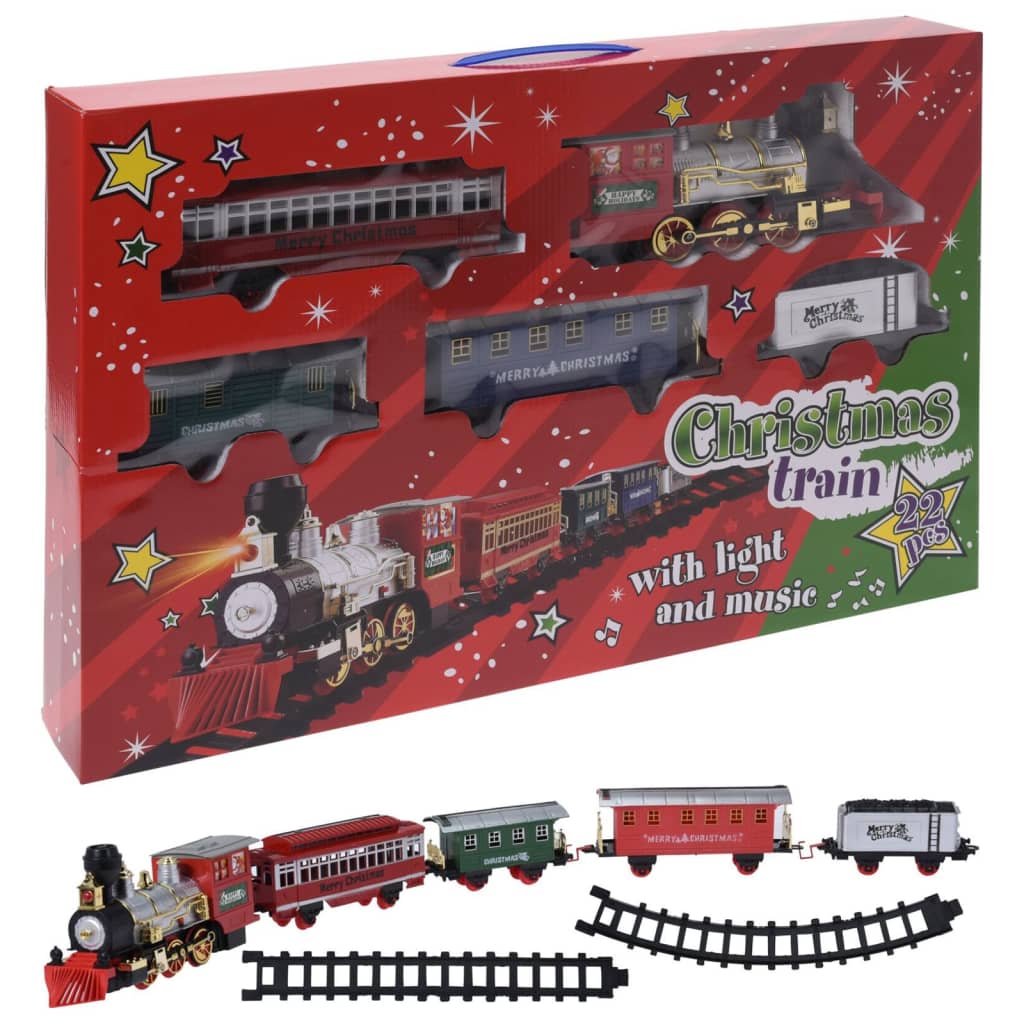 Ambiance Free and Easy Play Set Train de Noël 22 pièces