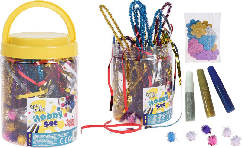 Hobby set en pot, 100dlg.