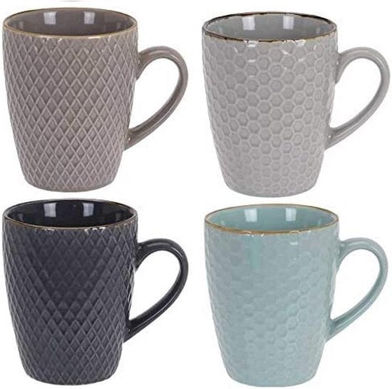 Autres marques Cup Cup Pottery Set de quatre