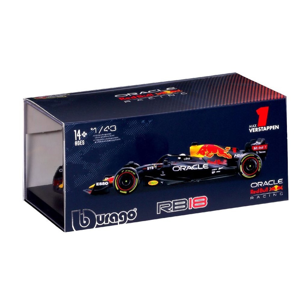 Bburago Bburago Red Bull Max Verstappen RB18 Formule 1 Saison 2022