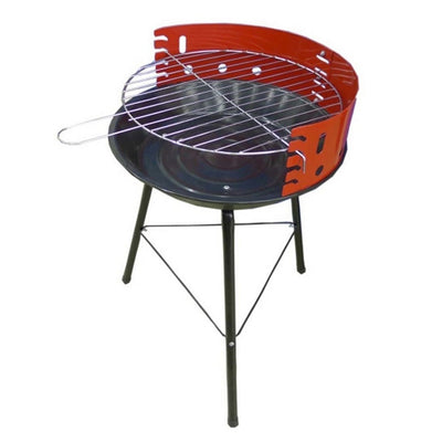 Interbosch barbecue 4 niveaux 36x36x51,5 cm rouge noir