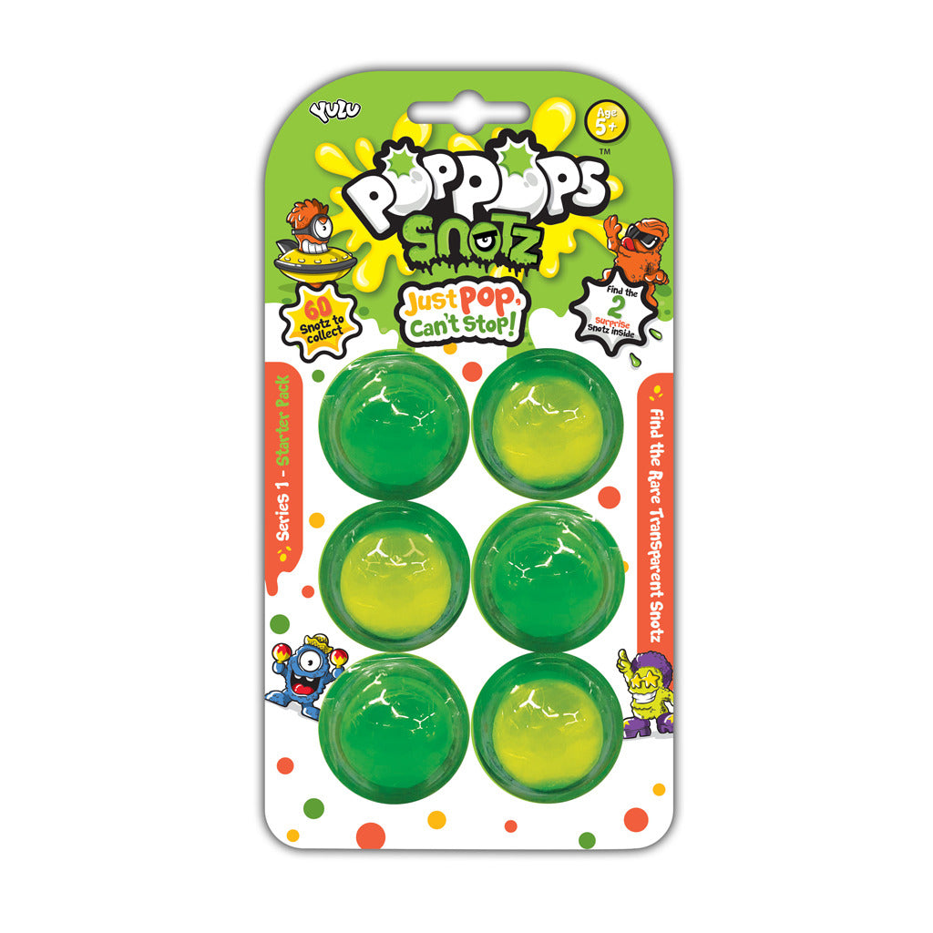 Yulu Yulu Poppops Snotz Series 1 Définir 6 pièces