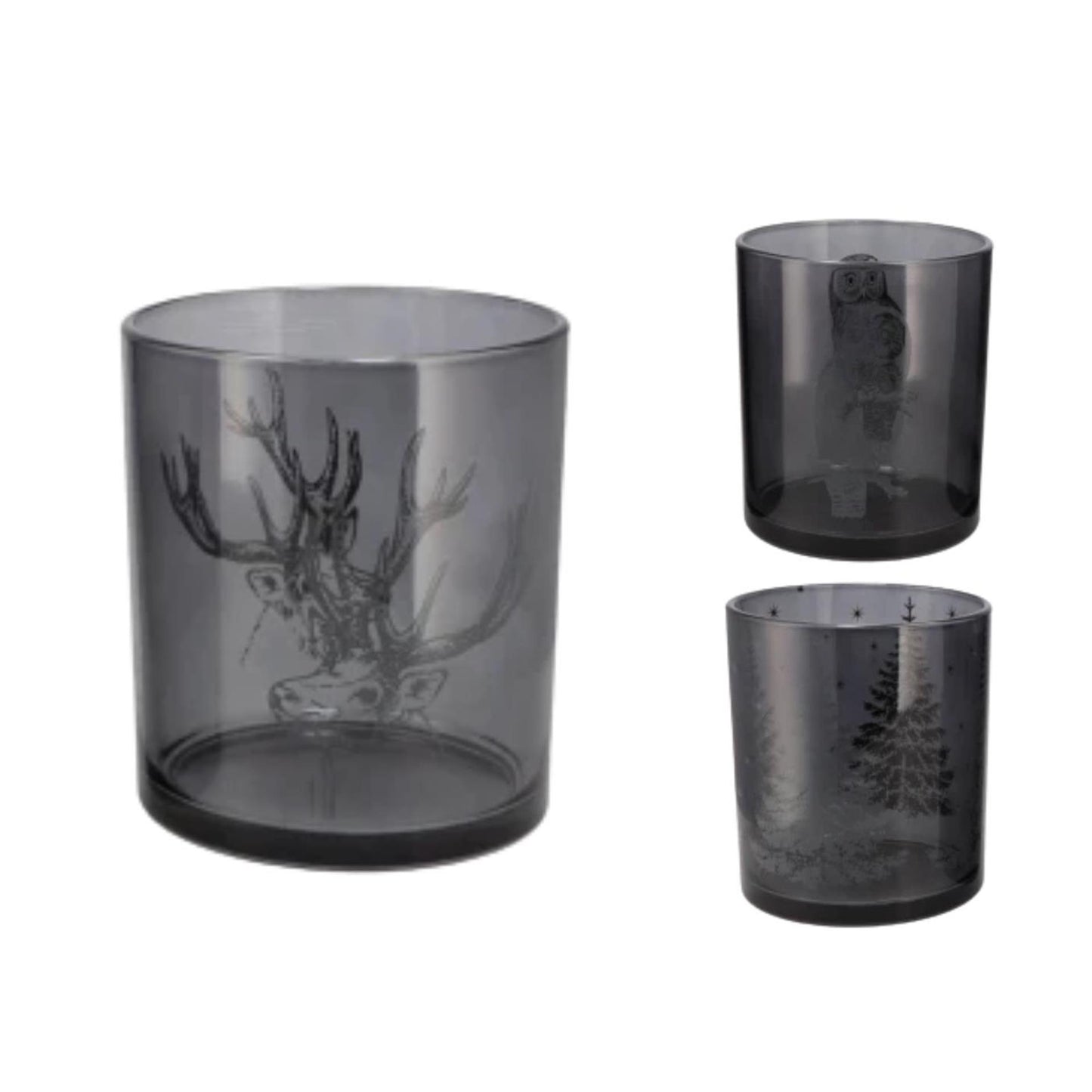Photophore jolly verre 7x7x8cm