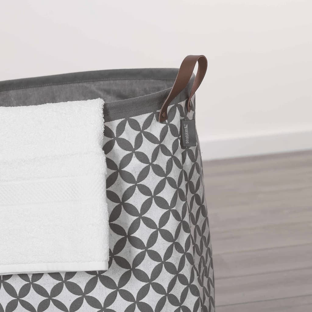 Panier à linge en peau de phoque SealSkin diamants gris 60 L 362302012