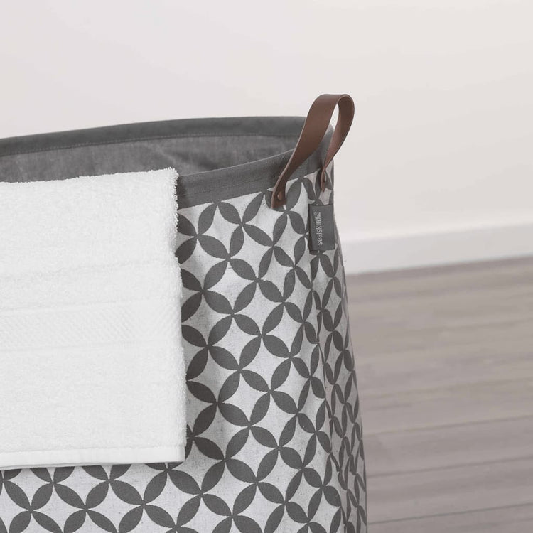 Panier à linge en peau de phoque SealSkin diamants gris 60 L 362302012