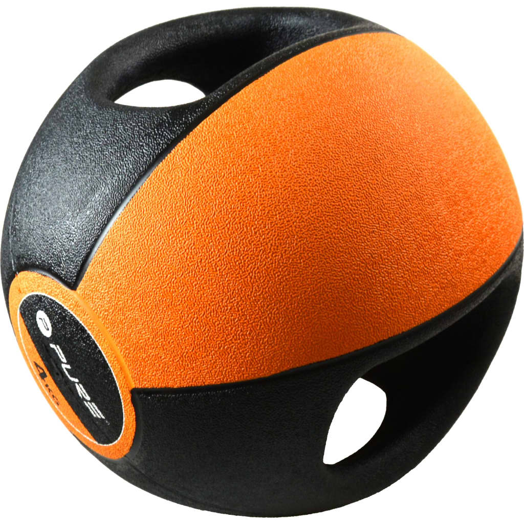 Pure2Improve Pure2 Improve Medicine Ball avec poignées 4 kg orange