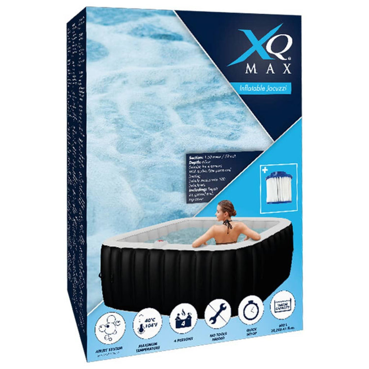 Xq max xq max baisseur gonflable 145x145x65 cm noir et blanc