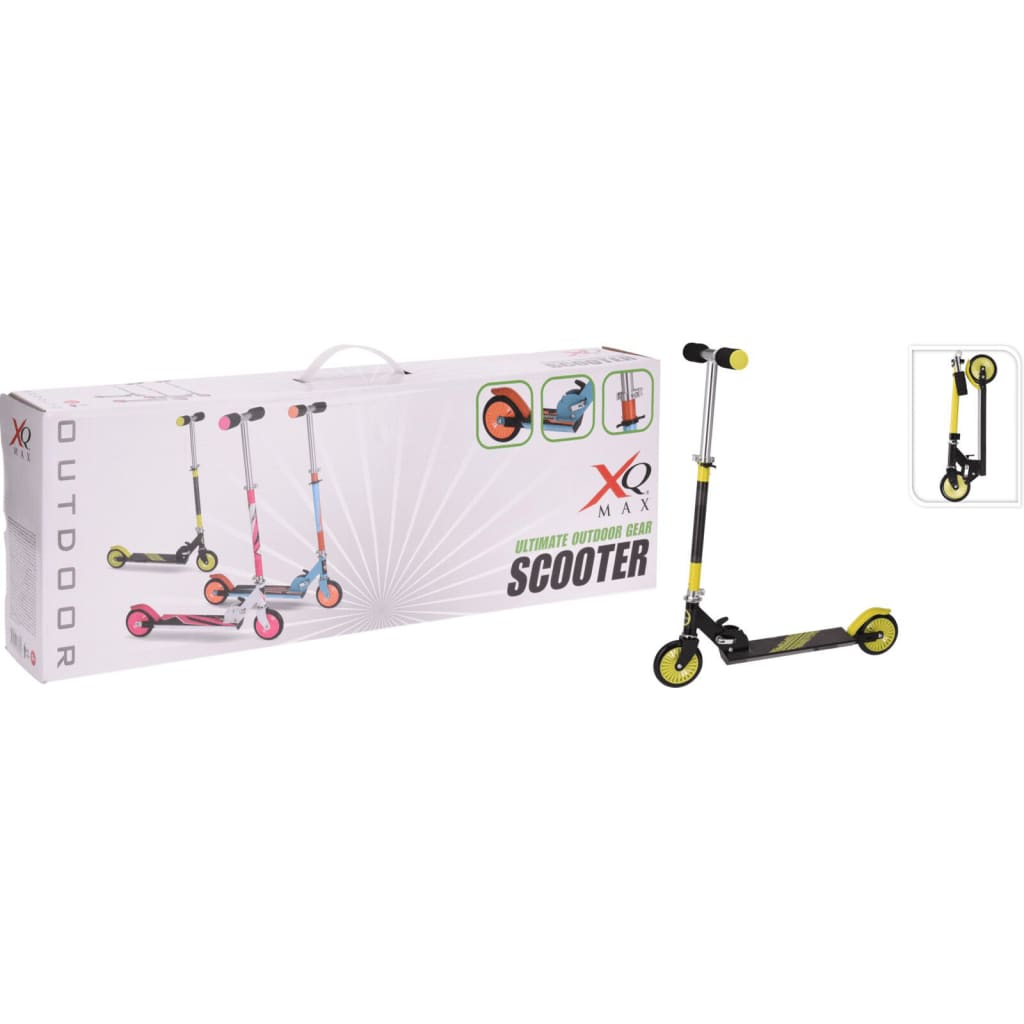 Xq max xq étape max pliable avec frein à pied noir et limité