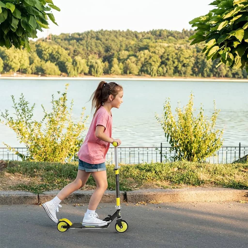 Xq max xq étape max pliable avec frein à pied noir et limité