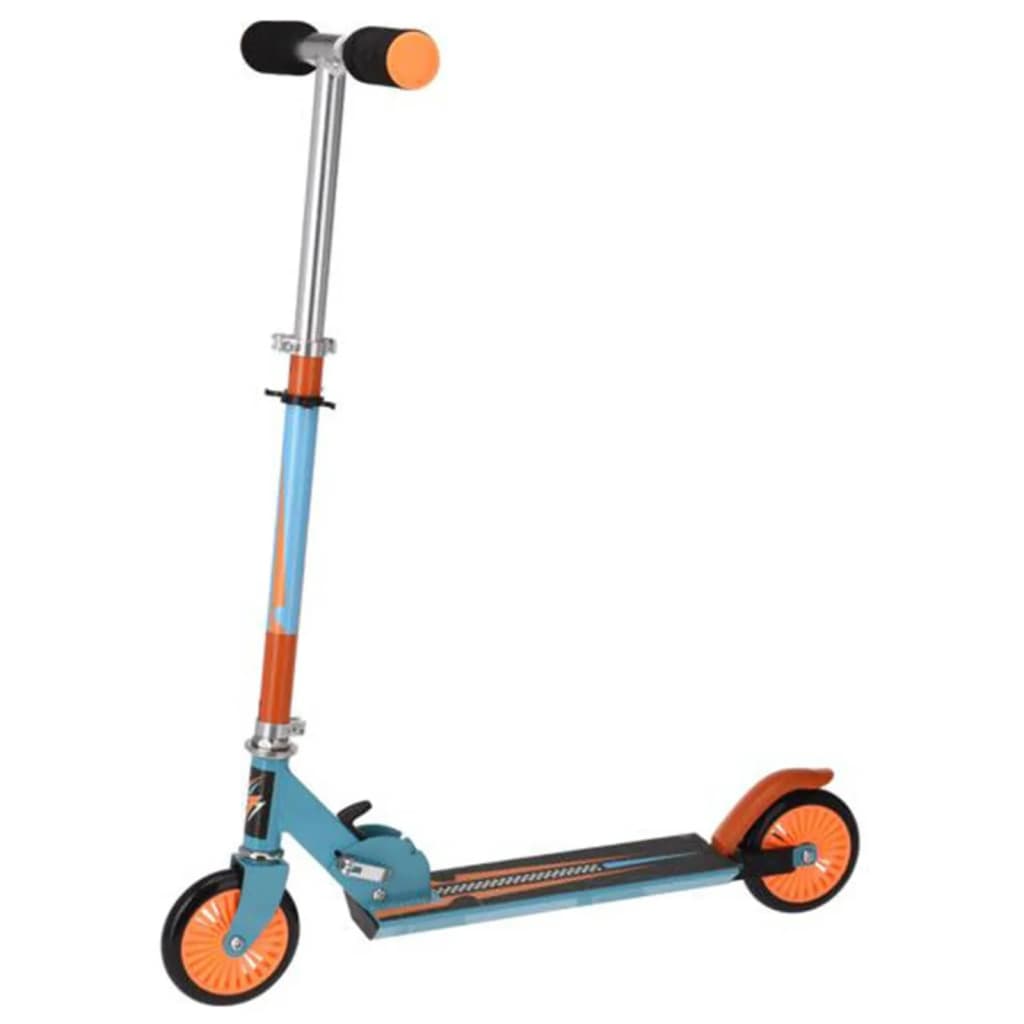 Xq max xq étape max pliable avec frein à pied bleu et orange