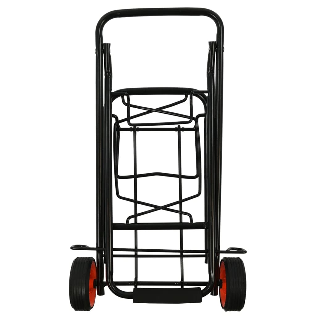 Chariot à bagages pliables de Proplus 30 kg en acier noir