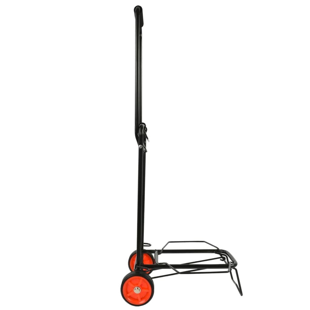 Chariot à bagages pliables de Proplus 30 kg en acier noir