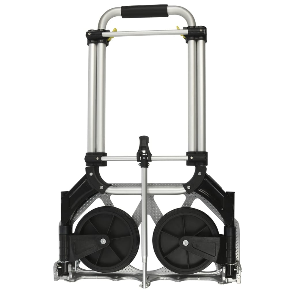 Proplus pliable à bagages chariot 70 kg en aluminium argent noir