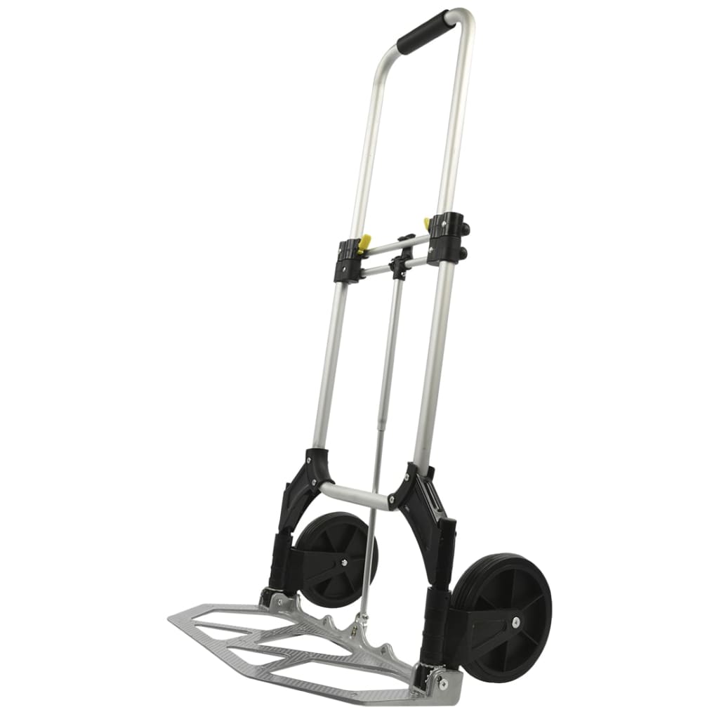 Proplus pliable à bagages chariot 70 kg en aluminium argent noir