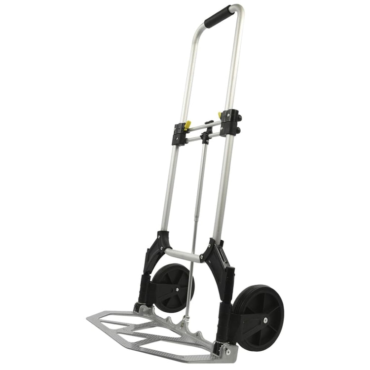 Proplus pliable à bagages chariot 70 kg en aluminium argent noir