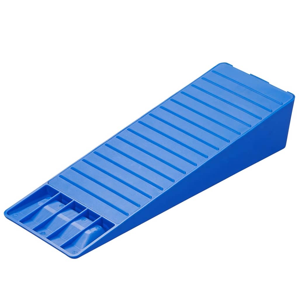 PROPLUS Ensemble de nivellement des caravanes en 2 parties 75 mm bleu en plastique