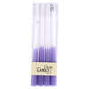 Autres marques Dip Dye Candle cire lilas 30,5x2,2 cm 4 pièces