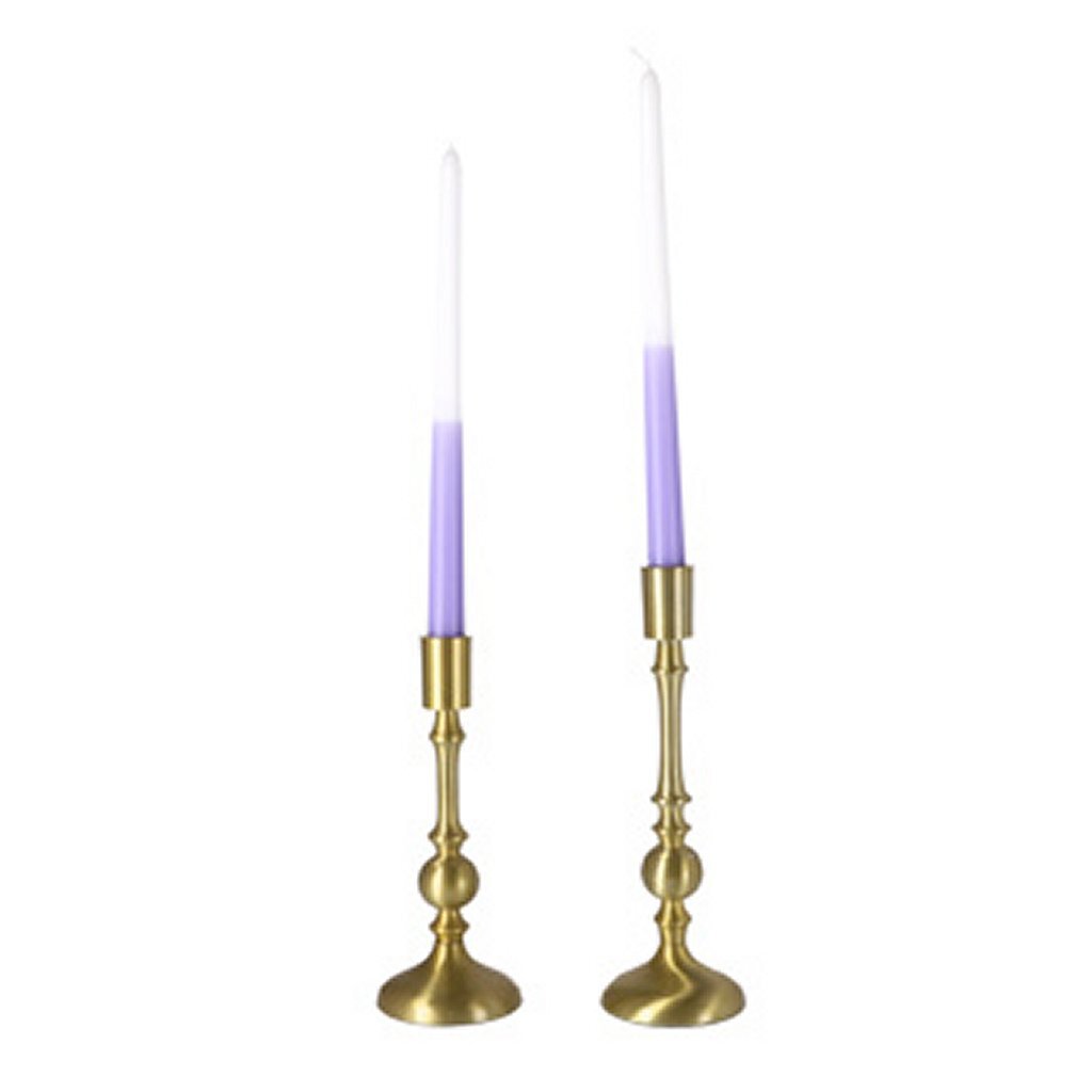 Autres marques Dip Dye Candle cire lilas 30,5x2,2 cm 4 pièces