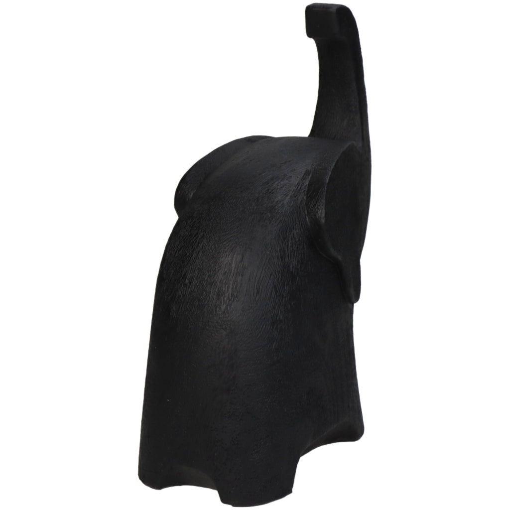 Ornement divers Polyresin Elephant Black 16x8x20,5 cm